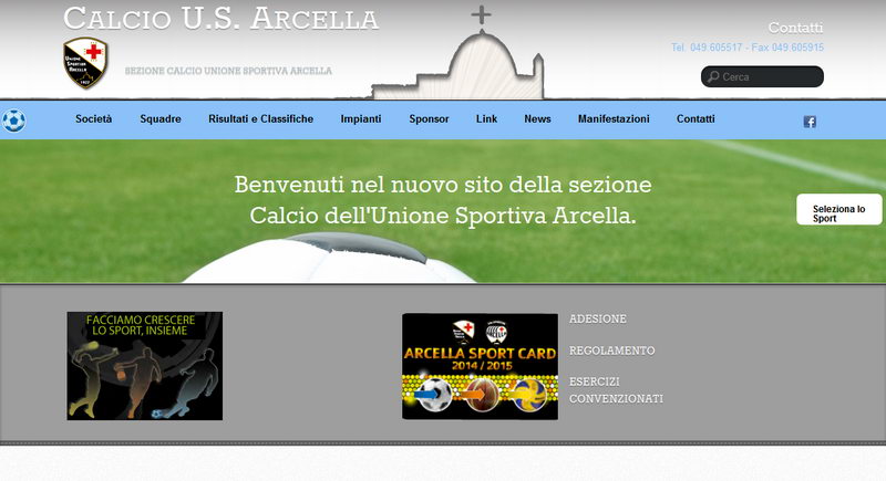Lavori sito calcio arcella Padova